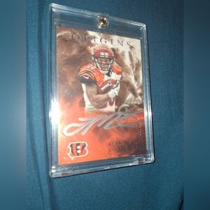 Joe Mixon rookie auto silver auto